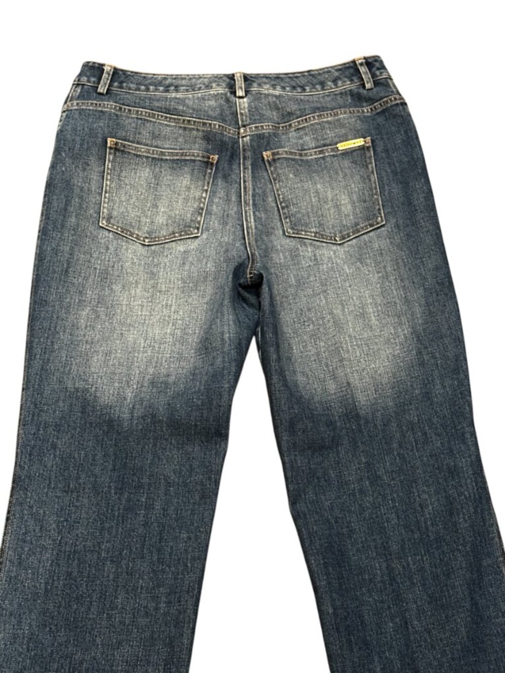 St. John Blue Wash Wide Leg Jeans Women’s Size 10 Designer Denim - Picture 6 of 6